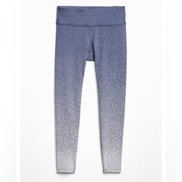 (M)🔥Gap Fit🔥 Highrise Speckle Ombre Leggings🩶🤍 W13.5"×L34" - Picture 2 of 4